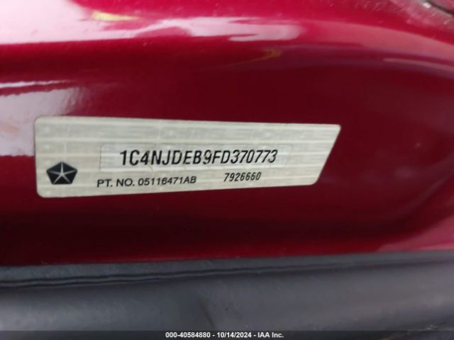1C4NJDEB9FD370773 Jeep Compass Latitude