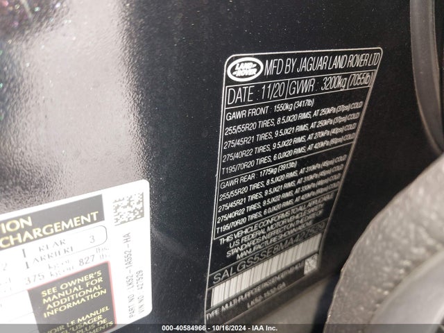 Land Rover Range Rover P525 Westminster 2021 SALGS5SE8MA427529 Image 9