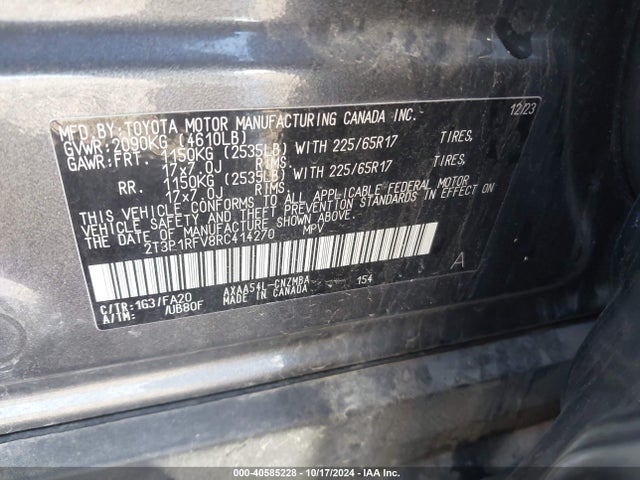 Toyota Rav4 Xle 2024 2T3P1RFV8RC414270 Image 9