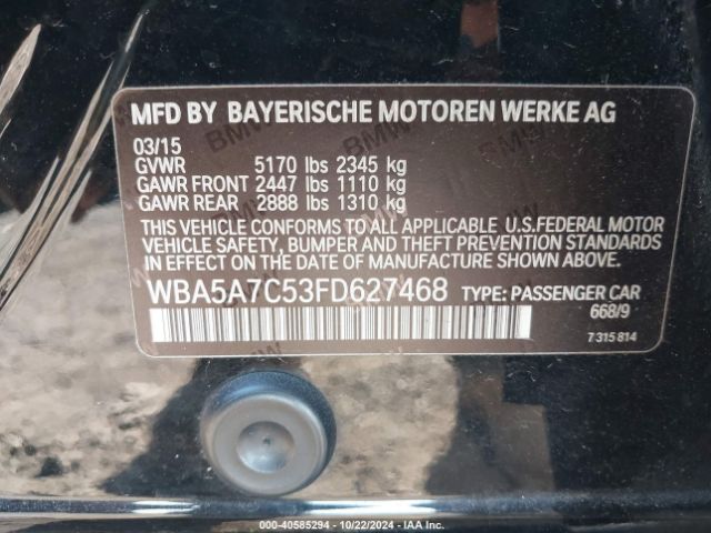 WBA5A7C53FD627468 BMW 528i Xdrive