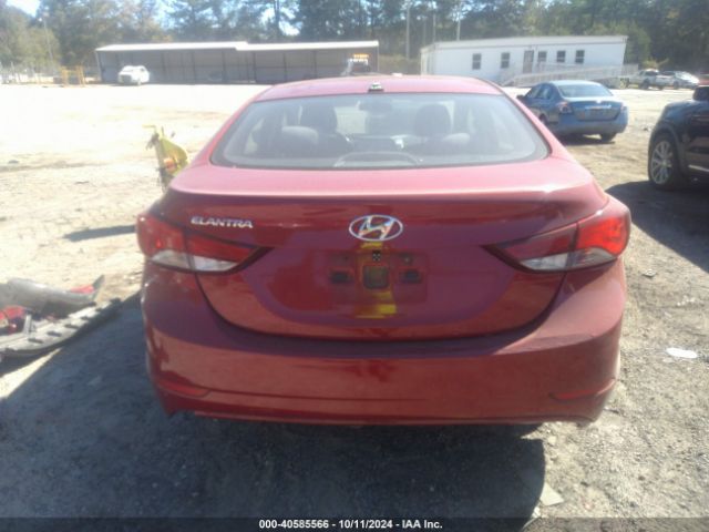 KMHDH4AE0GU633348 Hyundai ELANTRA SE