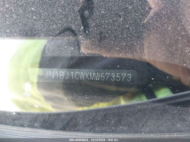 JN1BJ1CWXMW673573 Nissan Rogue Sport Sl Awd Xtronic Cvt