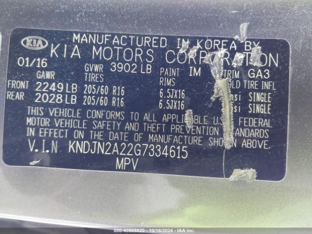 KNDJN2A22G7334615 KIA Soul