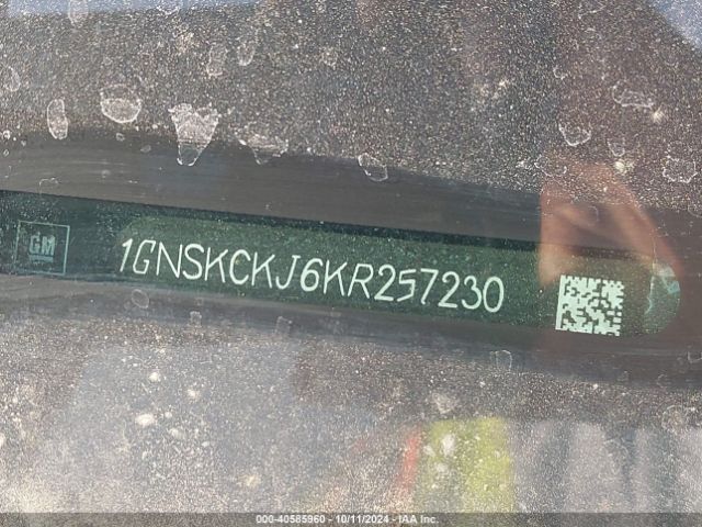 1GNSKCKJ6KR257230 Chevrolet Tahoe Premier