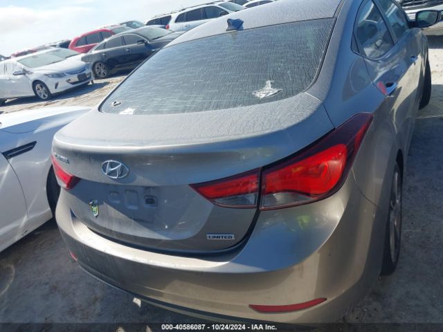 5NPDH4AE8GH761691 Hyundai Elantra Limited
