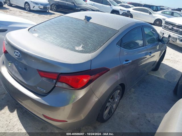 5NPDH4AE8GH761691 Hyundai Elantra Limited
