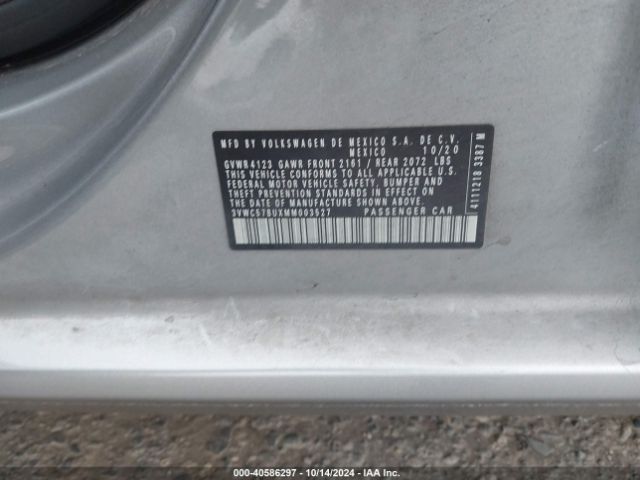 3VWC57BUXMM003527 Volkswagen Jetta 1.4t R-line/1.4t S/1.4t Se
