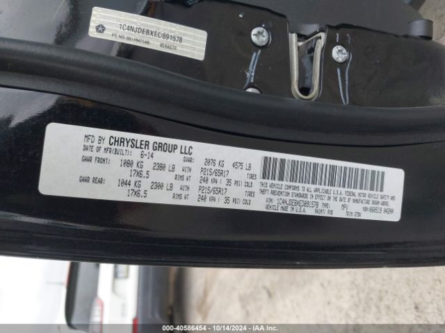 1C4NJDEBXED891578 Jeep Compass Latitude