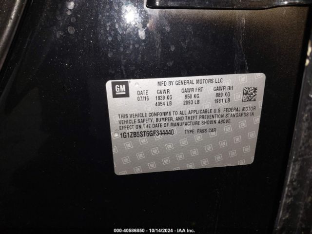 1G1ZB5ST6GF344440 Chevrolet MALIBU LS