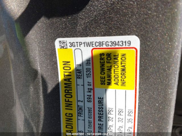 3GTP1WEC8FG394319 GMC Sierra 1500 Denali