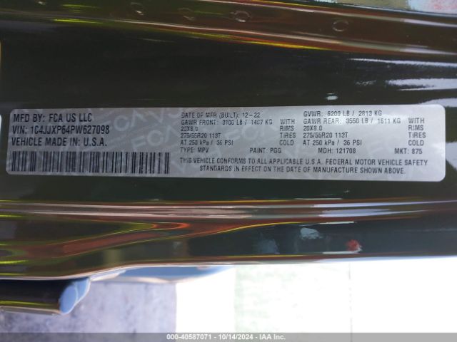 1C4JJXP64PW627098 Jeep Wrangler 4xe Sahara 4x4