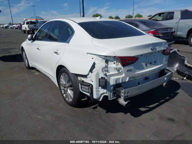 JN1EV7BR3MM750697 Infiniti Q50 Luxe Awd