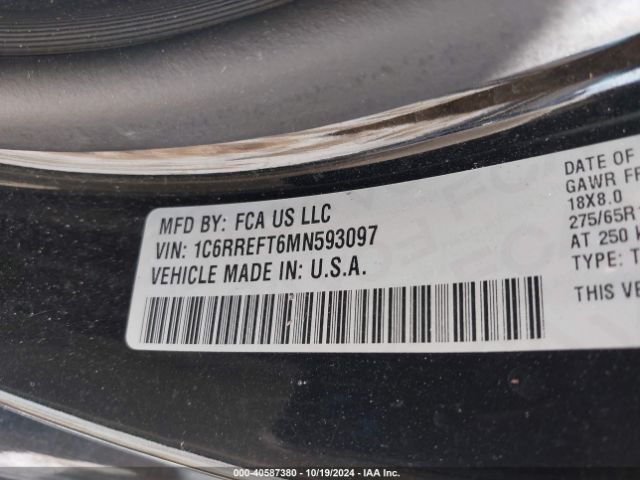 1C6RREFT6MN593097 RAM 1500 Big Horn  4x2 5'7 Box