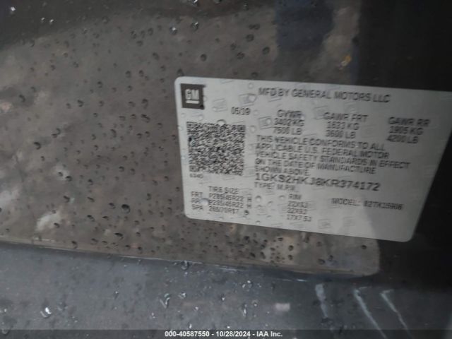 1GKS2HKJ8KR374172 GMC YUKON XL DENALI