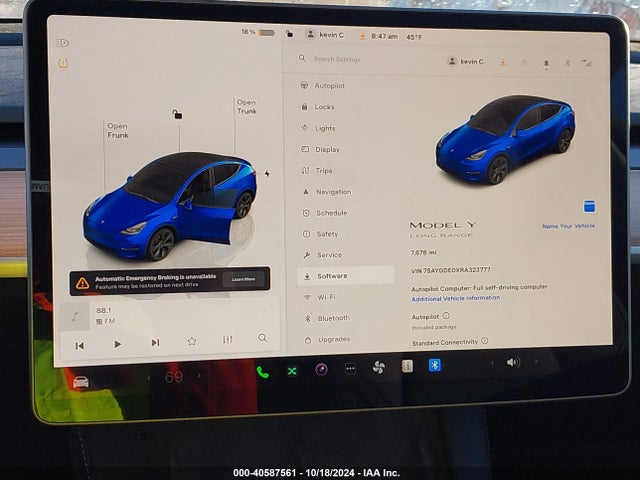 2024 TESLA MODEL Y 7SAYGDEDXRA323777 Photo 6