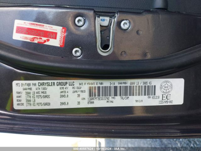 1C6RR7MT9ES315702 RAM 1500 Sport