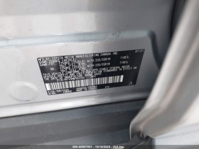 2T3C1RFV4MW162345 Toyota Rav4 Xle Premium