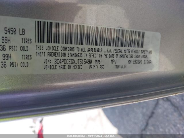 3C4PDCEGXJT515490 Dodge JOURNEY GT