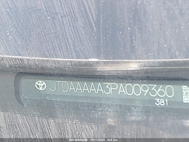 Toyota Mirai Xle 2023 JTDAAAAA3PA009360 Image 9