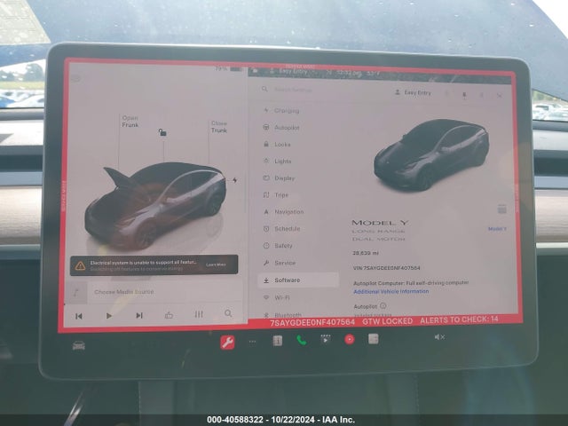 2022 TESLA MODEL Y 7SAYGDEE0NF407564 Photo 6