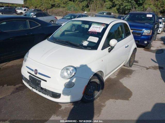 2012 FIAT 500 3C3CFFAR4CT330960 Photo 1