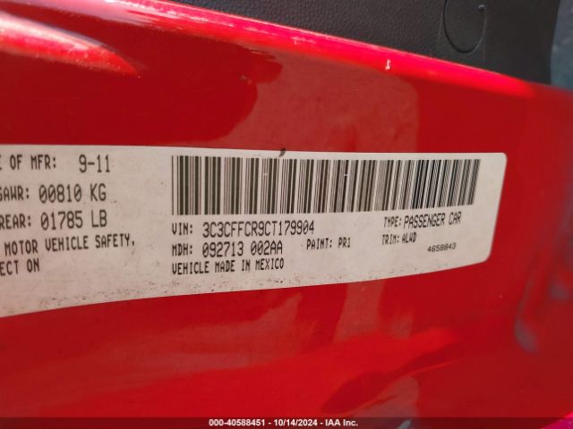 2012 FIAT 500 3C3CFFCR9CT179904 Photo 8