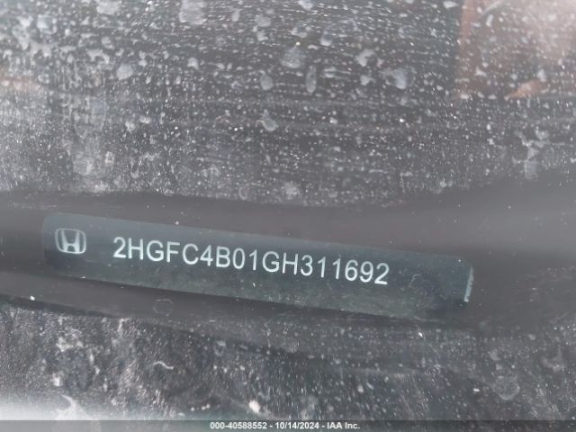 2HGFC4B01GH311692 Honda Civic Lx-p