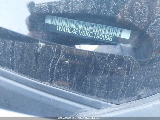 Nissan Altima 2.5 Sl 2019 1N4BL4EV6KC190096 Image 9