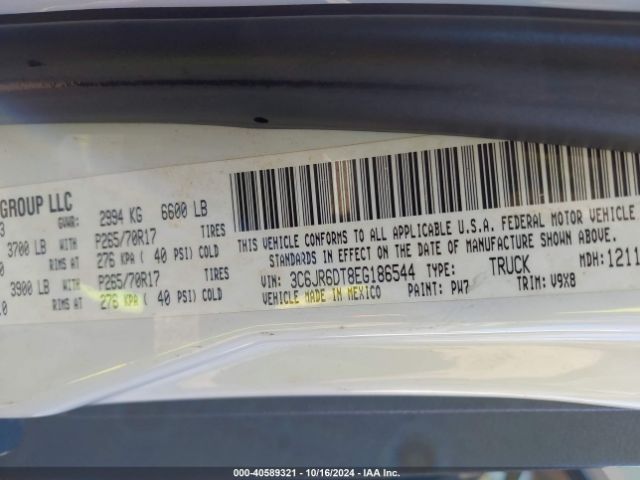 3C6JR6DT8EG186544 RAM 1500 Tradesman