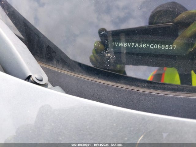 1VWBV7A36FC059537 Volkswagen Passat 2.0l Tdi Se