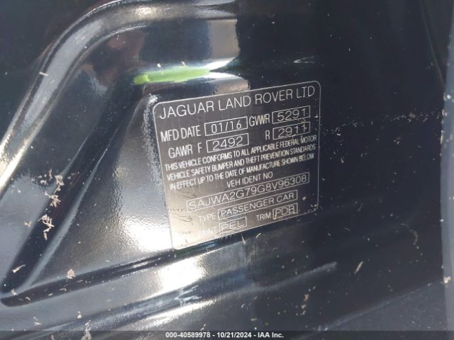 2016 JAGUAR XJ SAJWA2G79G8V96308 Photo 8