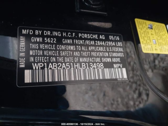 WP1AB2A51HLB13498 Porsche MACAN S