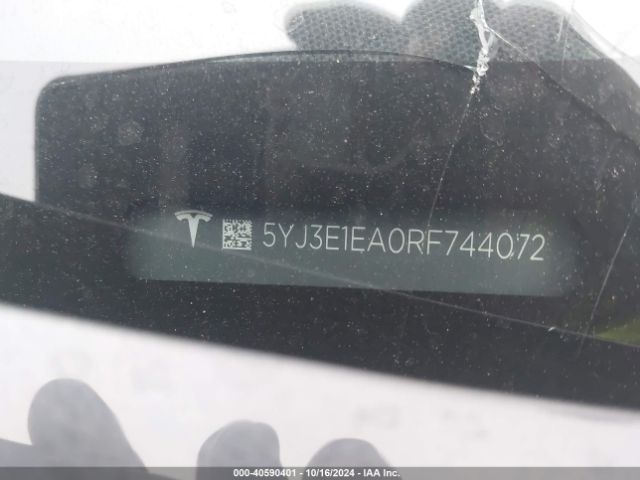 5YJ3E1EA0RF744072 Tesla Model 3 Rear-wheel Drive
