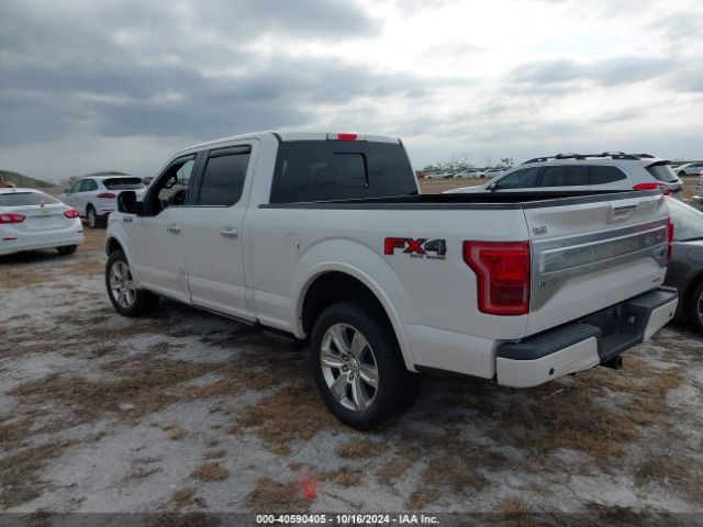 1FTFW1EFXFFB67256 Ford F-150 Platinum
