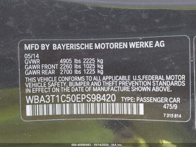 WBA3T1C50EPS98420 BMW 428i Xdrive