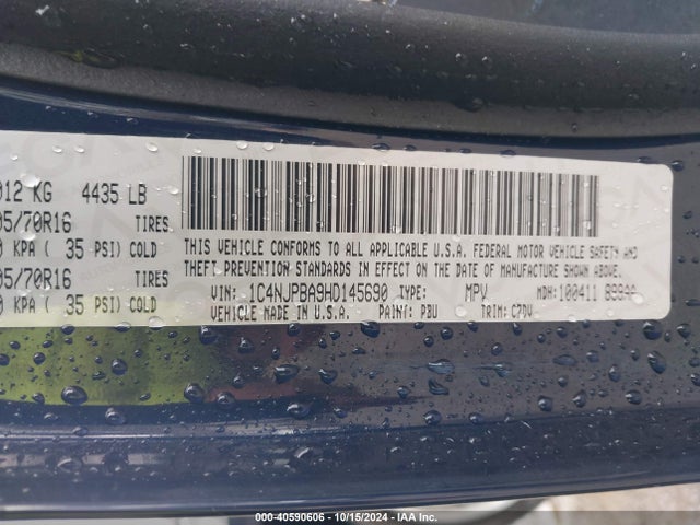 1C4NJPBA9HD145690 Jeep Patriot Sport Fwd