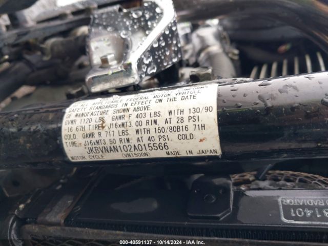 2002 KAWASAKI VN1500 JKBVNAN102A015566 Photo 9