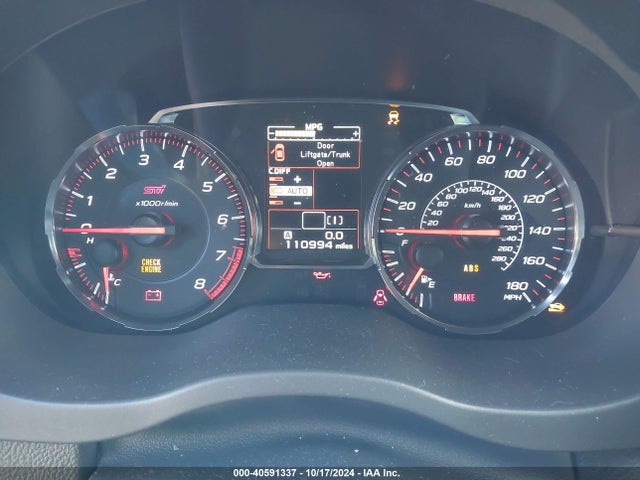 Subaru Wrx Sti Limited 2019 JF1VA2Y68K9831015 Image 7