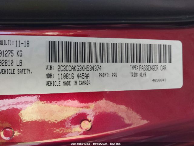 2C3CCAKG3KH534374 Chrysler 300 Limited Awd