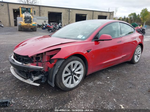 5YJ3E1EB0NF185108 Tesla Model 3 Long Range Dual Motor All-wheel Drive