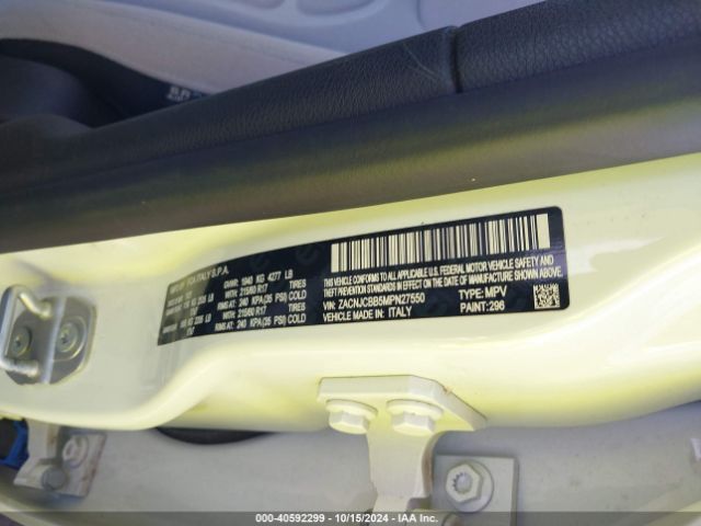 ZACNJCBB5MPN27550 Jeep Renegade Latitude Fwd