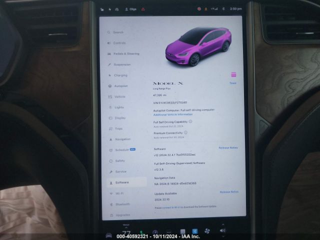 5YJXCDE22LF270280 Tesla Model X Long Range Dual Motor All-wheel Drive/long Range Plus Dual Motor All-wheel Drive