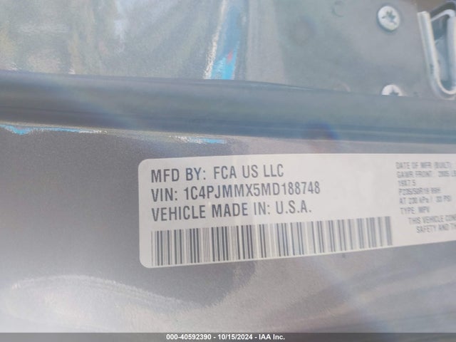 Jeep Cherokee 80th Anniversary 4x4 2021 1C4PJMMX5MD188748 Image 9