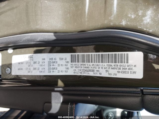 1C4PJMCB4GW289388 Jeep Cherokee 75th Anniversary