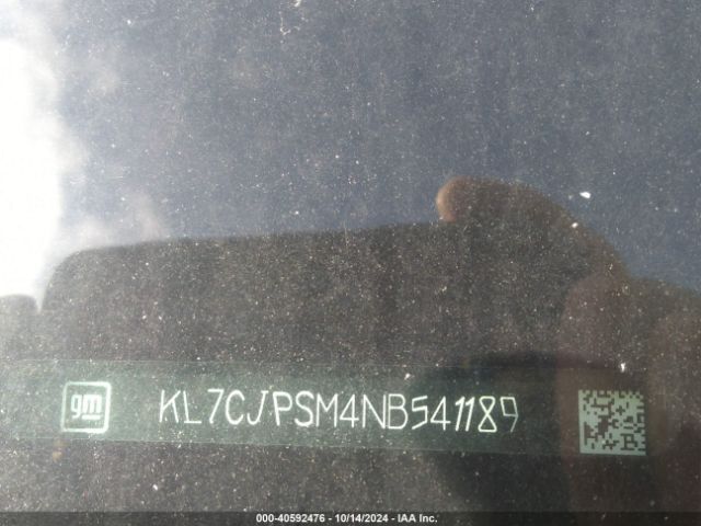 KL7CJPSM4NB541189 Chevrolet Trax Awd Lt