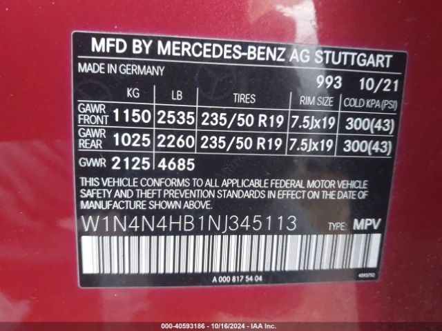 2022 MERCEDES-BENZ GLA 250 W1N4N4HB1NJ345113 Photo 8