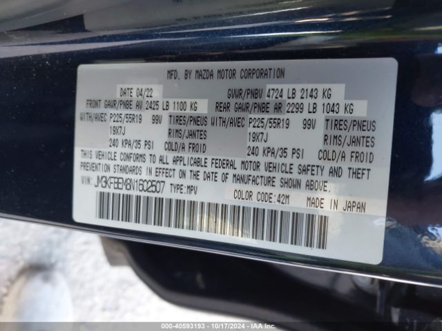 JM3KFBEM8N1602507 Mazda Cx-5 2.5 S Premium Plus
