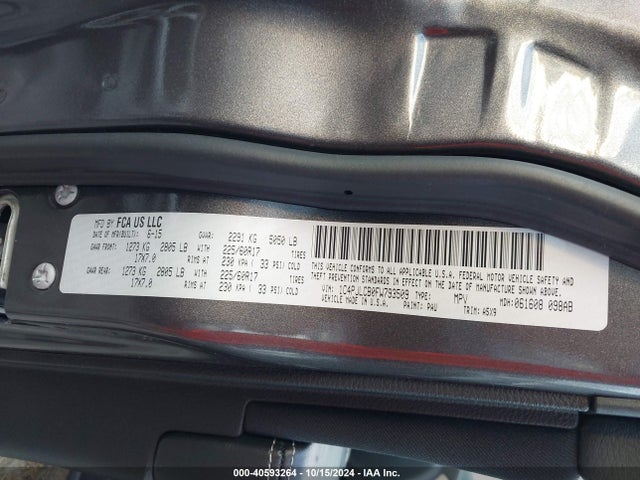 Jeep Cherokee Latitude 2015 1C4PJLCB0FW793509 Image 9
