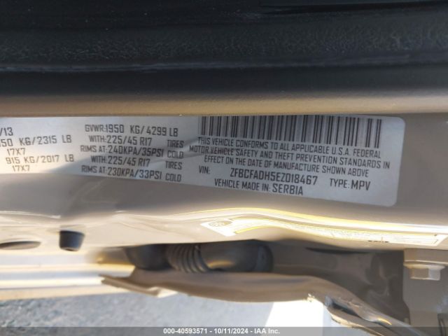 ZFBCFADH5EZ018467 Fiat 500L TREKKING