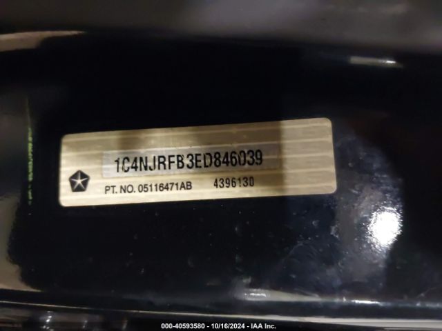 1C4NJRFB3ED846039 Jeep Patriot Latitude